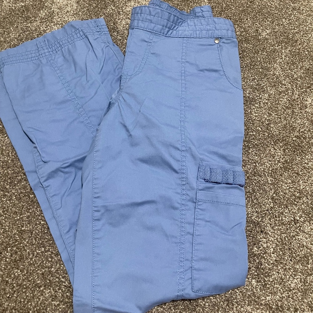 Ceil blue scrub pants